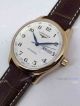 Copy Swiss Longines Watch Yellow Gold Brown Leather  (5)_th.jpg